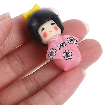 Amazon.co.jp: ledmomo 6個セット 4cm 日本 こけし 人形 日本